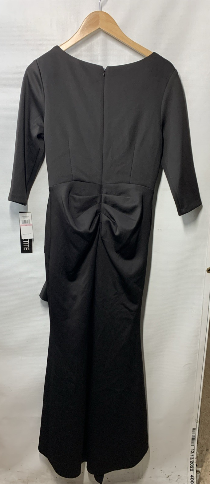 Alex Evenings Women's Stretch Scuba Crepe Dress with Surplice Neckline Size 10P