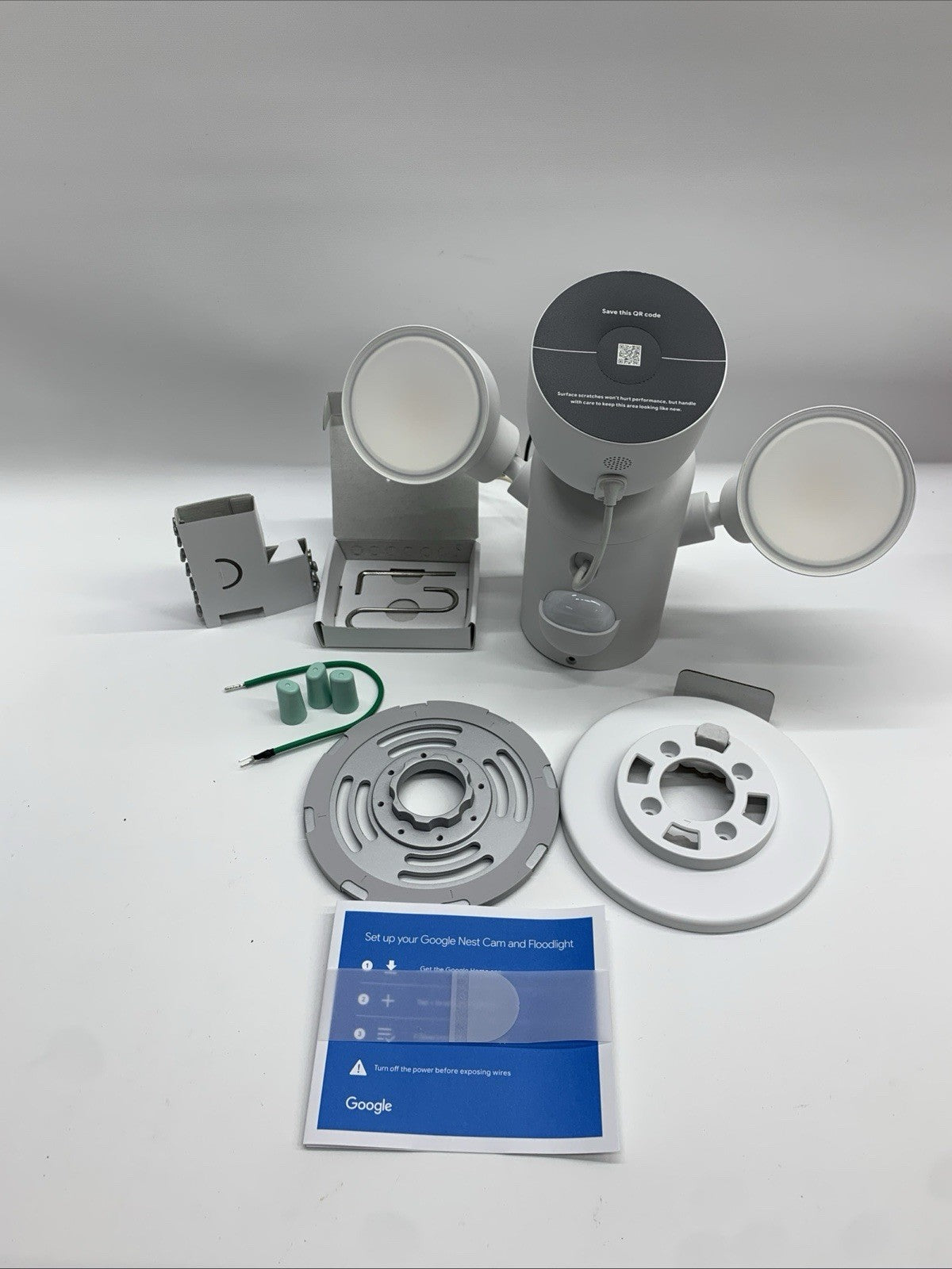 Google Nest GA02411-US Security Camera with Floodlight Outdoor Night Vision