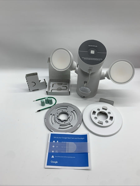 Google Nest GA02411-US Security Camera with Floodlight Outdoor Night Vision