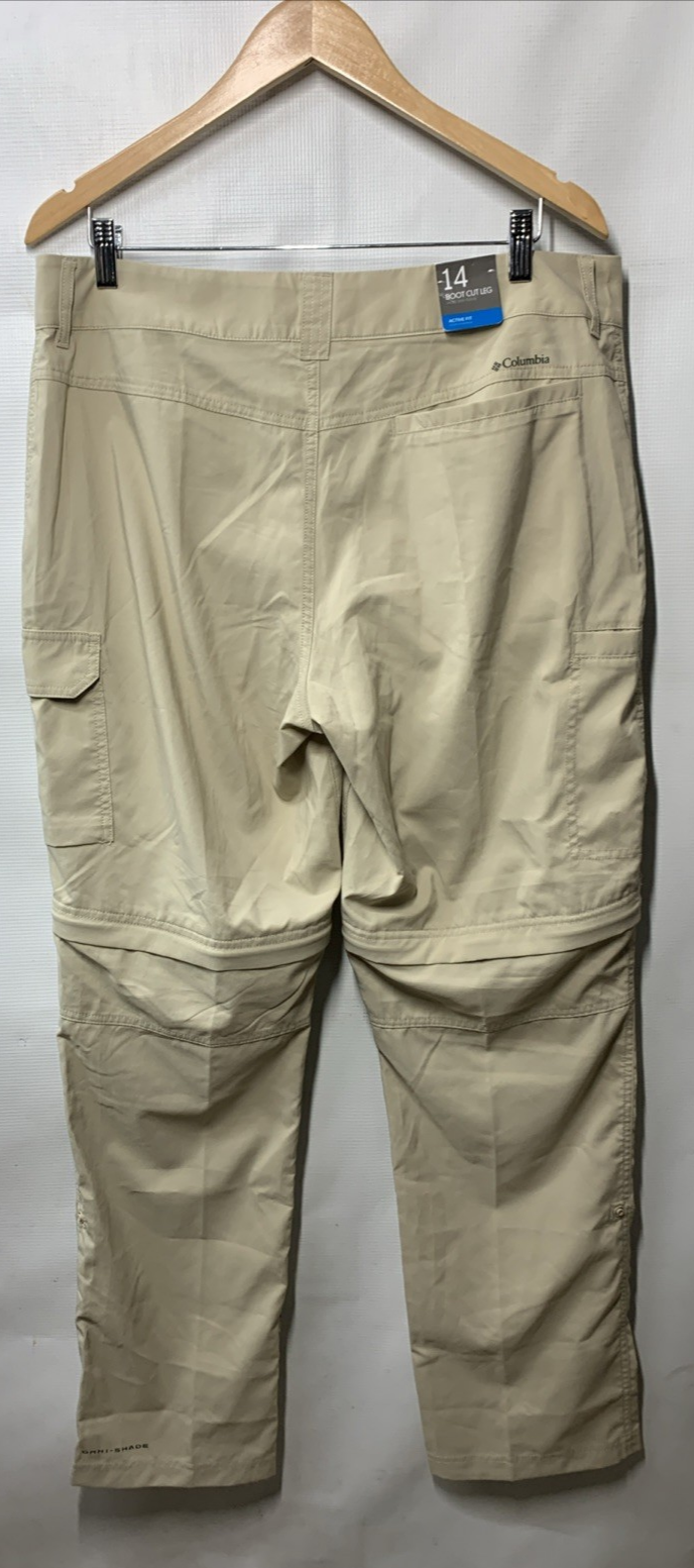 Columbia Women's Silver Ridge Utility Convertible Pants Hiking Pants Trousers 14