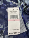 Alex Evenings Formal Sleeveless Cowl Neck Floral Print Gown with Shawl Size 10