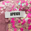 Petal & Pup Women's Kelly Long Sleeve Sequin Mini Dress Long Sleeve Size XL