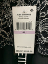 Alex Evenings Women's 3/4 Sleeve Stretch Lace Bodice Mock One Piece Gown Size 6P