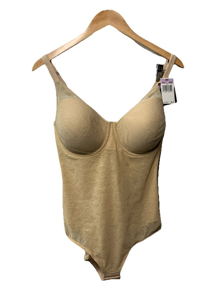 Bali DF6552 Women Ultra Light Body Briefer Shapewear Built-in Underwire Size 38D