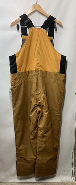 Arctix Men's Uphill Edge Bib Cappuccino for Snow Rain & Wind Mid Rise Size Large