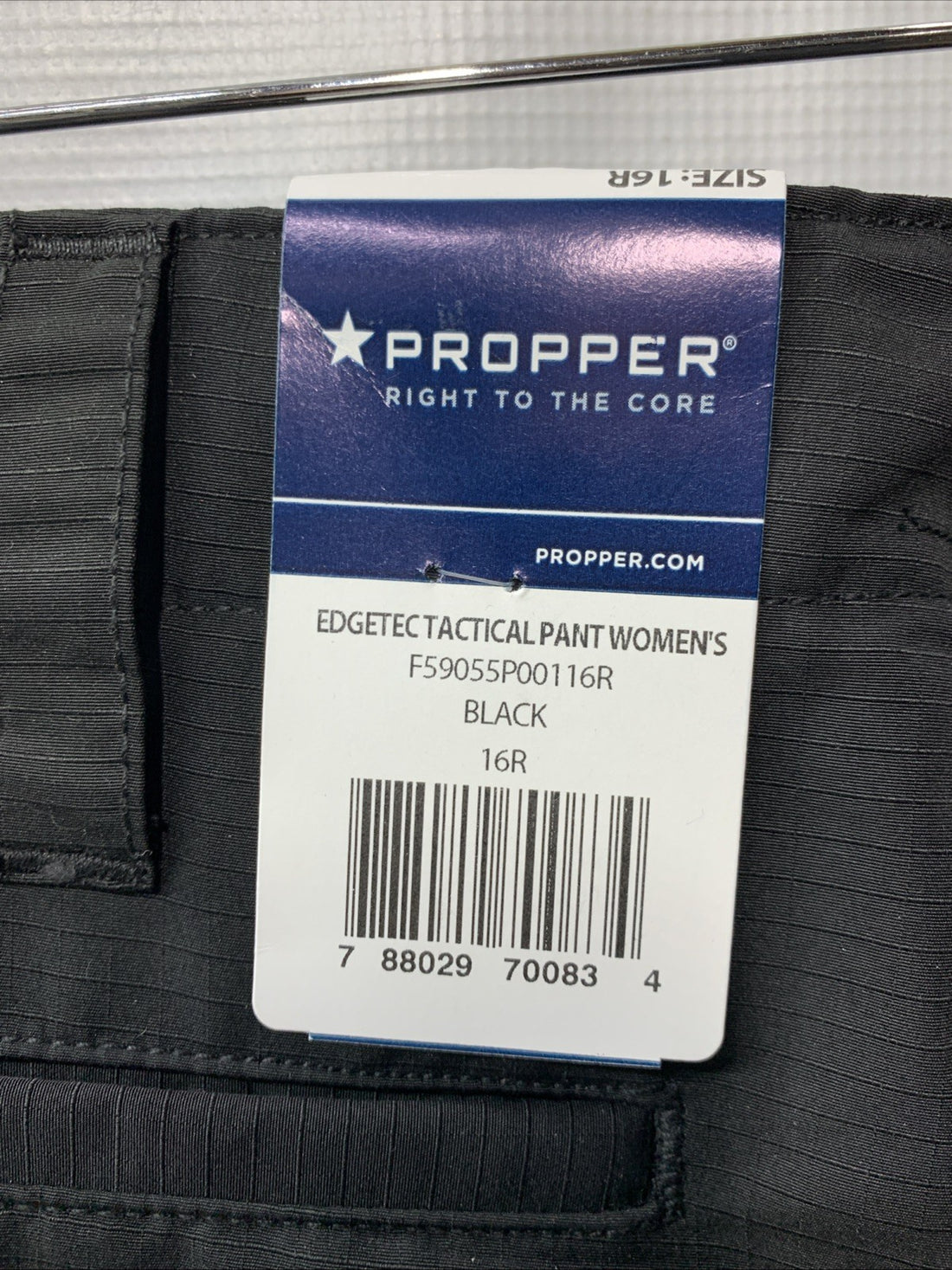 Propper Women’s EdgeTec Tactical Pant Lightweight Ripstop with Pockets 16R Black