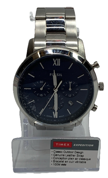 Fossil Mens Timex Expedition Classic Bracelet WristWatch Outdoor Stainless Steel