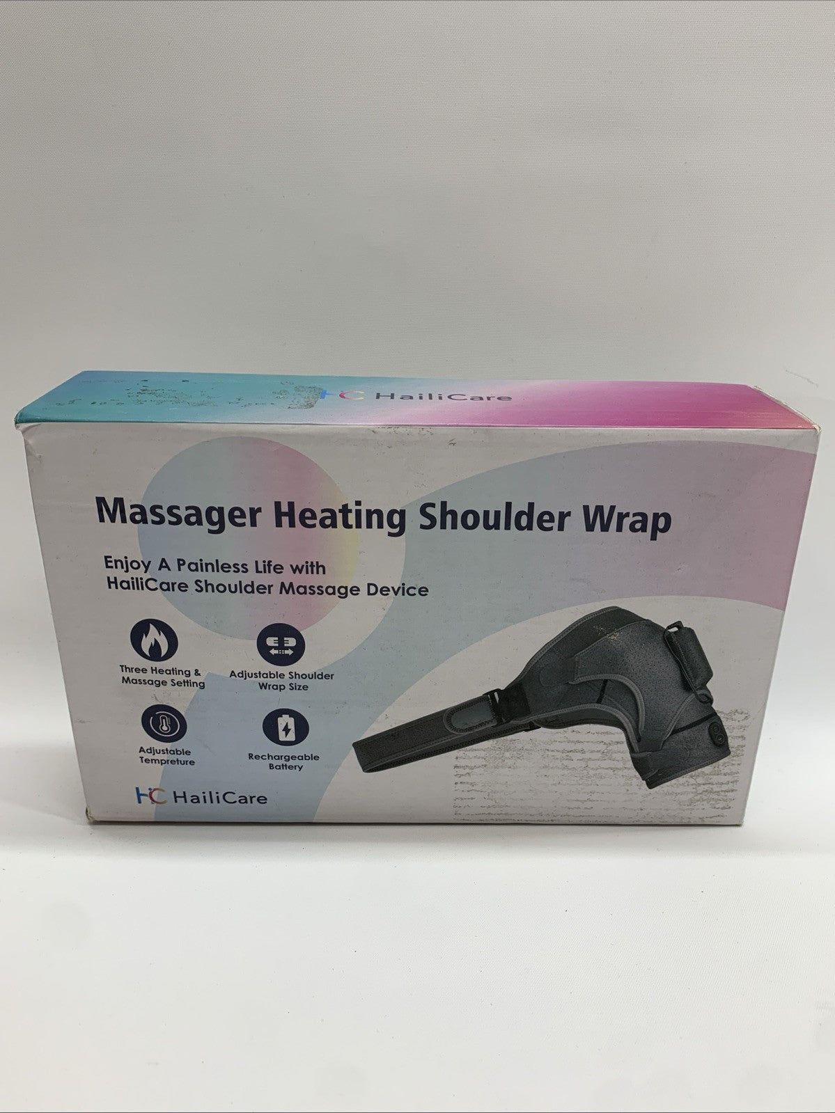 Electric Heating Shoulder Wrap Vibration Massager Heated Knee Support PainRelief