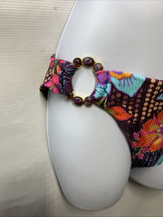 BECCA Women's Portofino Ring Bikini Bottom Underwear Cheeky Floral Size Medium