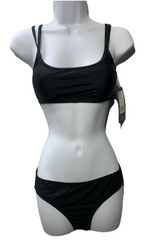 Spyder Women's Two Piece Swimsuit Midnight Black Swimwear Mid Rise Size Small