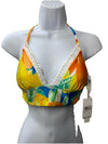 Sunshine 79 S737-0120 Triangle Halter Bikini Swimsuit Top Beach Swimwear Size 6