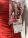 Michael Kors Women's Standard Solid Logo Ring Shoulder One Piece Red  Size 10