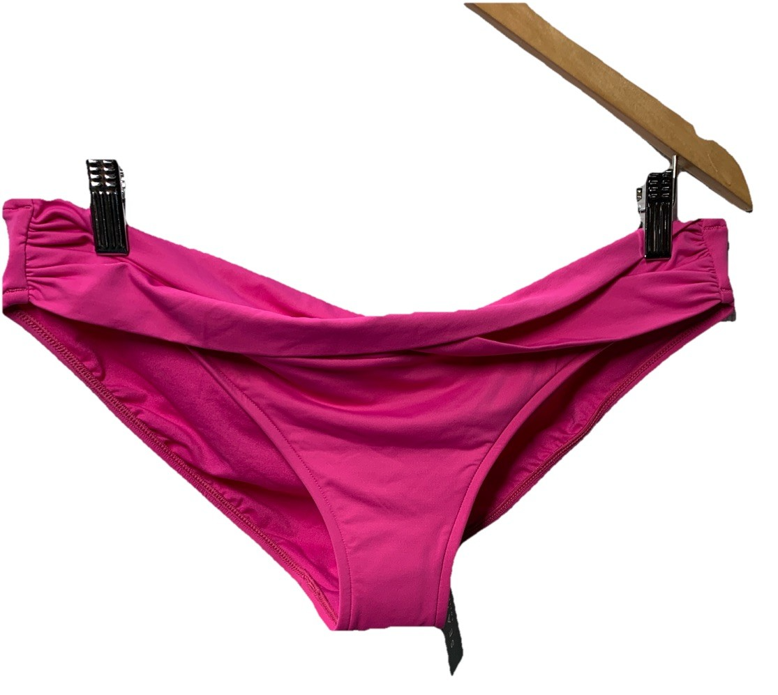 Seafolly  Twist Band Hipster Full Coverage Bikini Bottom , Pink Size 16 Swimsuit