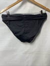La Blanca Womens Island Goddess Banded Bikini Bottom Swimsuit Black Size 10