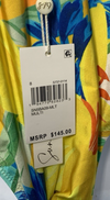 Sunshine 79 Womens V-plunge Neckline Mio One Piece Swimsuit Floral Swimwear SZ 8