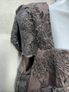 Adrianna Papell Women's Embroidered Pop Over Mob Dress Formal Wedding Size 12