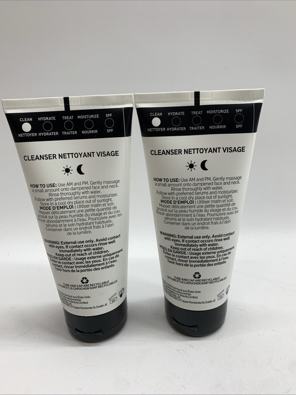 Lot of 2 THE INKEY LIST Oat Cleansing Balm 5.0 Oz/150ml Dissolves Makeup Cleanse