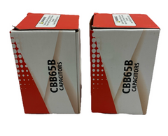 VEXUNGA 45/5 uF 45+5 MFD 370V or 440V Dual Run Start Round A/C Capacitor 2 PACK
