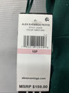 Alex Evenings Long Cold Shoulder Dress Mother of the Bride Dress Wedding SZ 10P