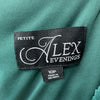 Alex Evenings Long Cold Shoulder Dress Mother of the Bride Dress Wedding SZ 10P