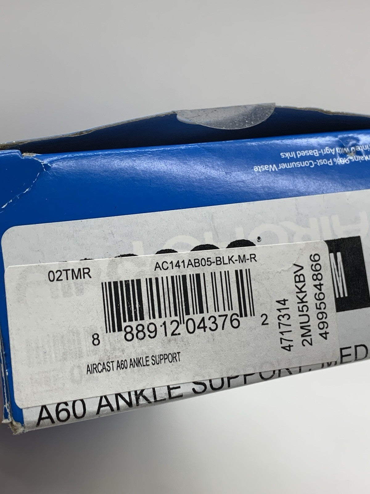 AIRCAST A60 Ankle Support for Sprained Ankles & Injury Protection Waterproof Med