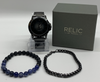 RELIC by Fossil Men's Rylan Stainless Steel and Diamond Accent Watch Quartz