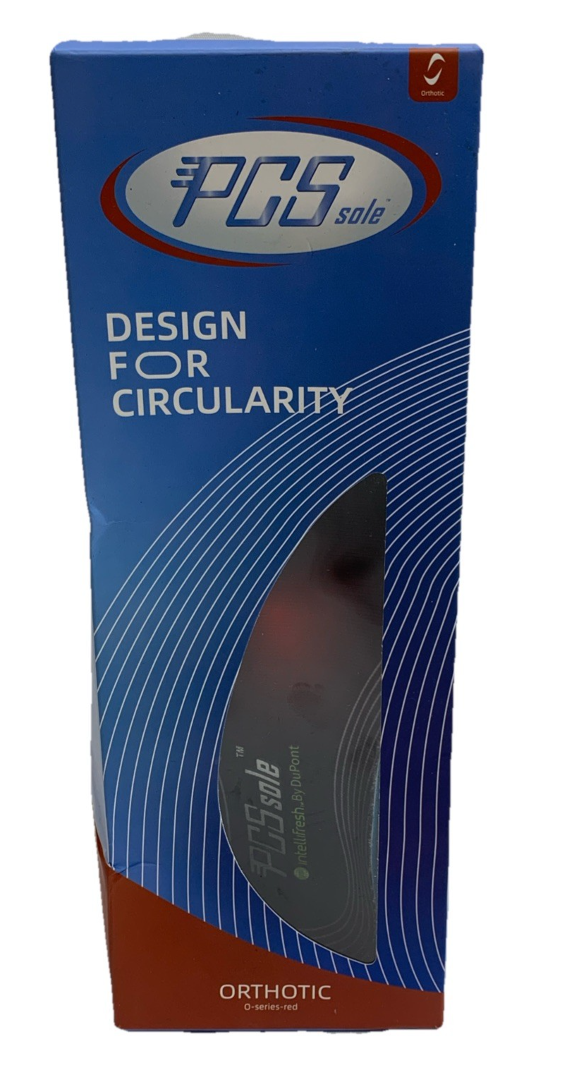 PCSsole Heavy Duty Support Orthotic Insoles 220+ lbs Pain Relief Women Size 5-7