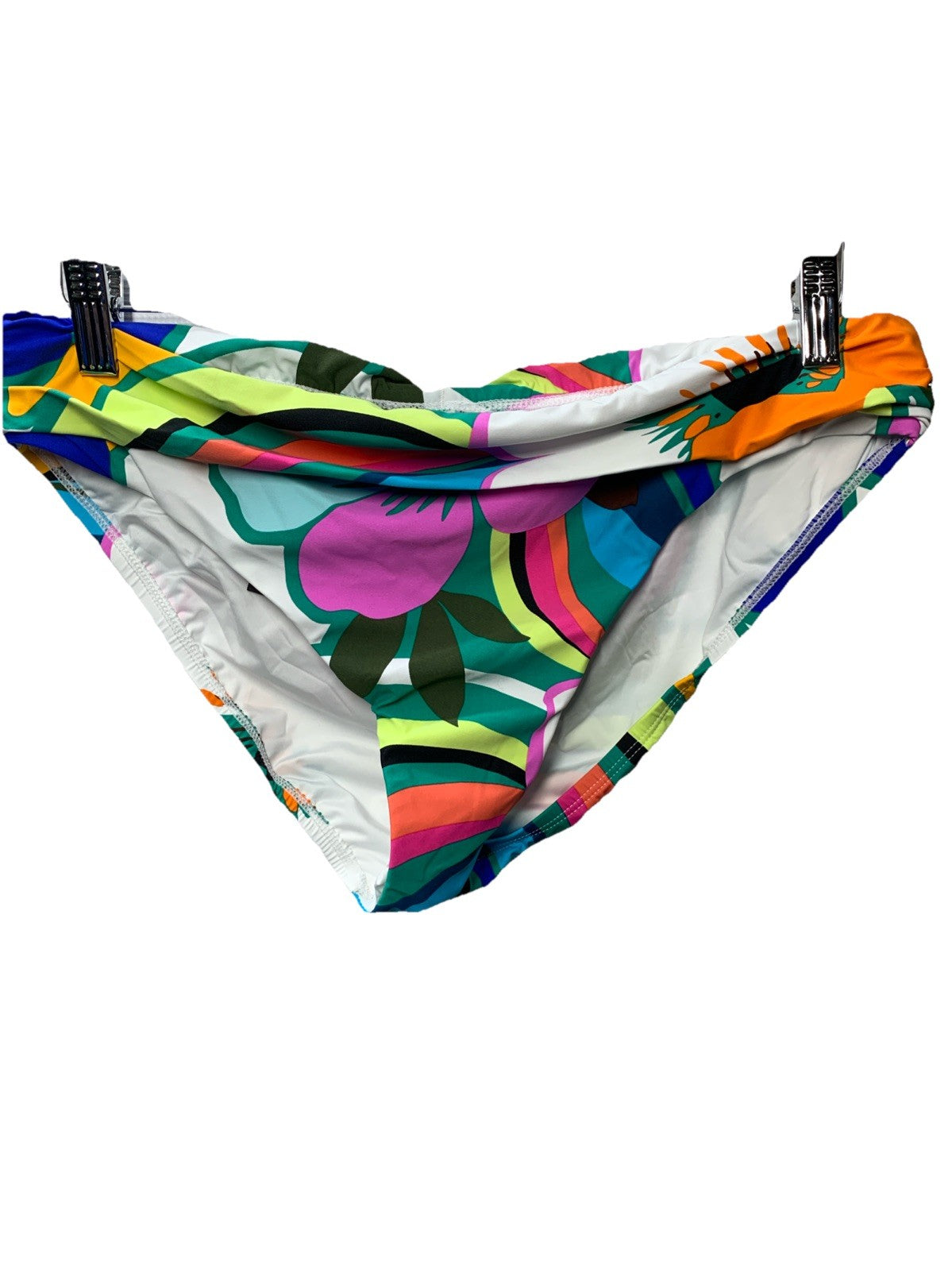 La Blanca Women Island Goddess Shirred Band Hipster Bikini Bottom Multi Size 12
