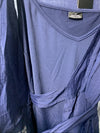 City Chic Kira Maxi Dress Wrap V-neckline Navy Blue 3/4