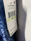 Alex Evenings Women's Plus (18W) Tea Length Dress w/Rosette Detail Short Sleeve