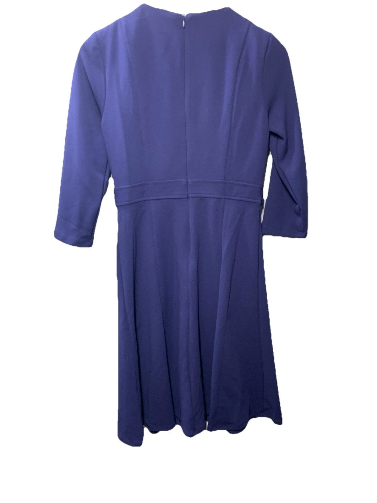 London Times Womens Tab-Waist Fit & Flare Formal Dress 3/4-length Sleeve Size 4P