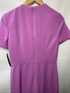 Maggy London Womens Chic Asymmetric Crew Neck Short Sleeve Below The Knee Size 6