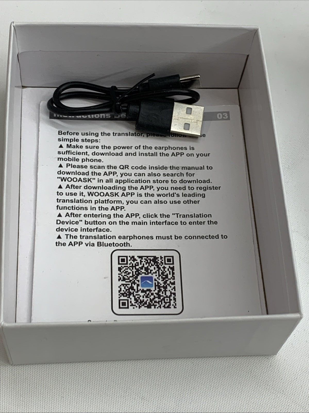 144 Languages Translation Earphone Smart Voice Translator for Travel Business