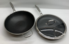 HexClad 12” 3-Piece Cookware Fry Pan Set with Cover Lid & 12