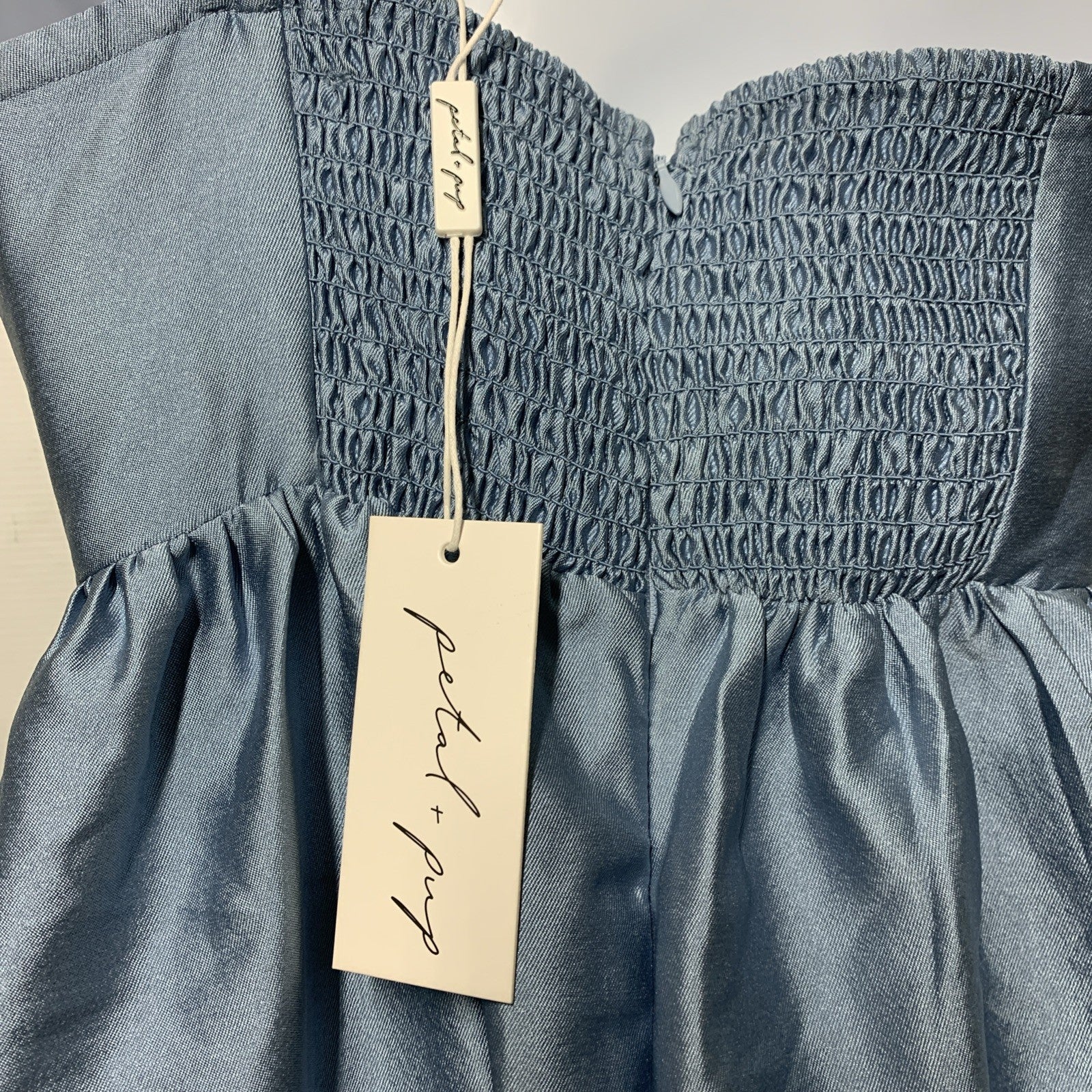 Petal and Pup Betina Bow Front Maxi Dress Sleeveless Formal Wedding Size Small