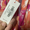 Petal + Pup Caroline Maxi Halter Dress Floral Red Orange Sleeveless Size Small