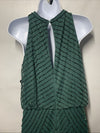 Adrianna Papell Dress Women's Beaded Halter Gown Cocktail Formal Evening Size 12