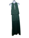 Adrianna Papell Dress Women's Beaded Halter Gown Cocktail Formal Evening Size 12