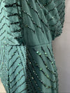 Adrianna Papell Dress Women's Beaded Halter Gown Cocktail Formal Evening Size 12