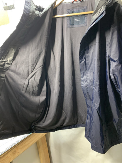 Tommy Hilfiger Mens Lightweight Breathable Waterproof Hooded Rain Jacket Sz - XL