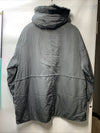 Evans Faux Fur Lightweight Coat Navy Gray Long Sleeve 00211220 with Hood 26/28