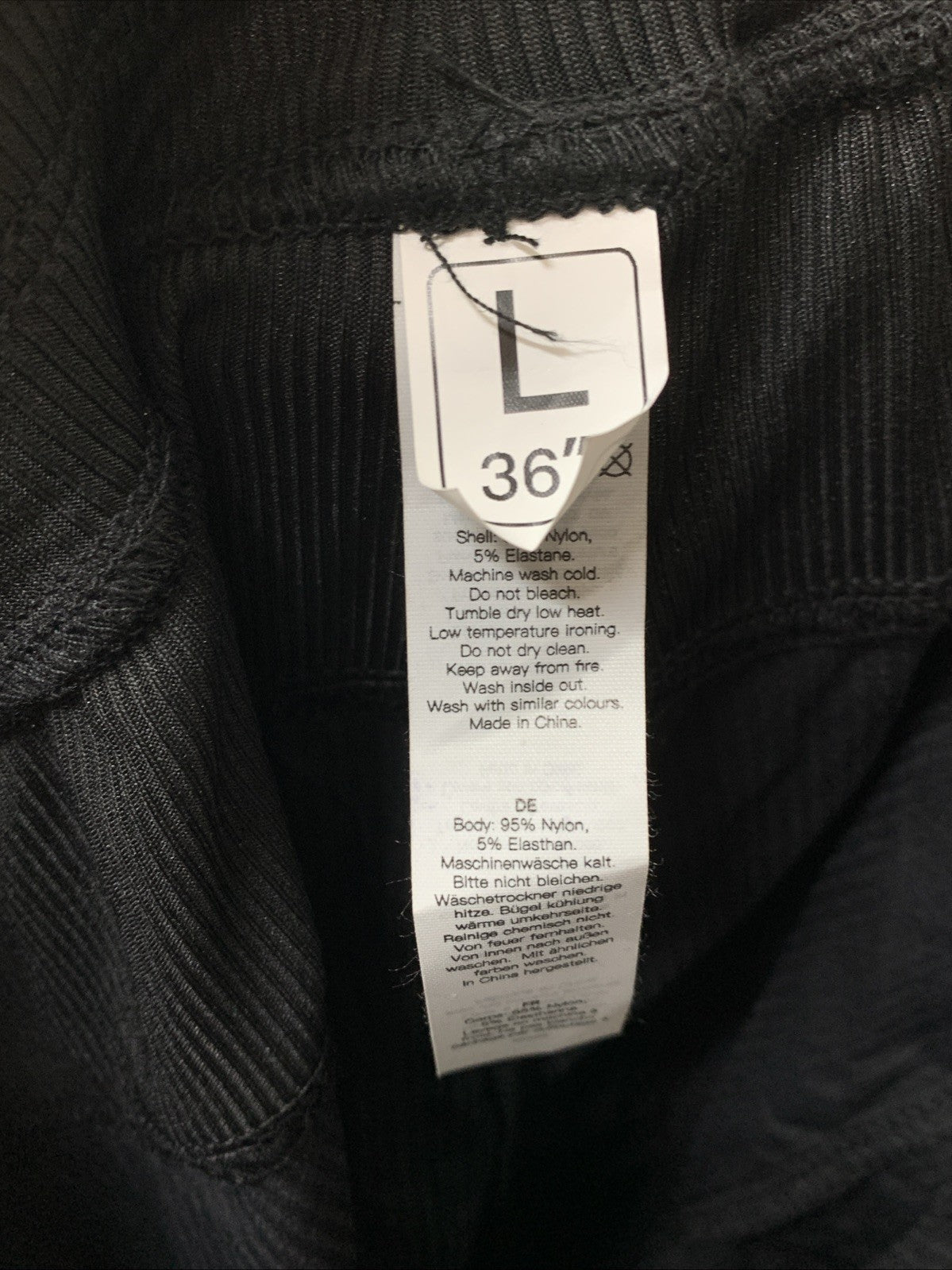 SEVEGO Women's Lightweight Dance Studio Pants Black Breathable Size Large 36”