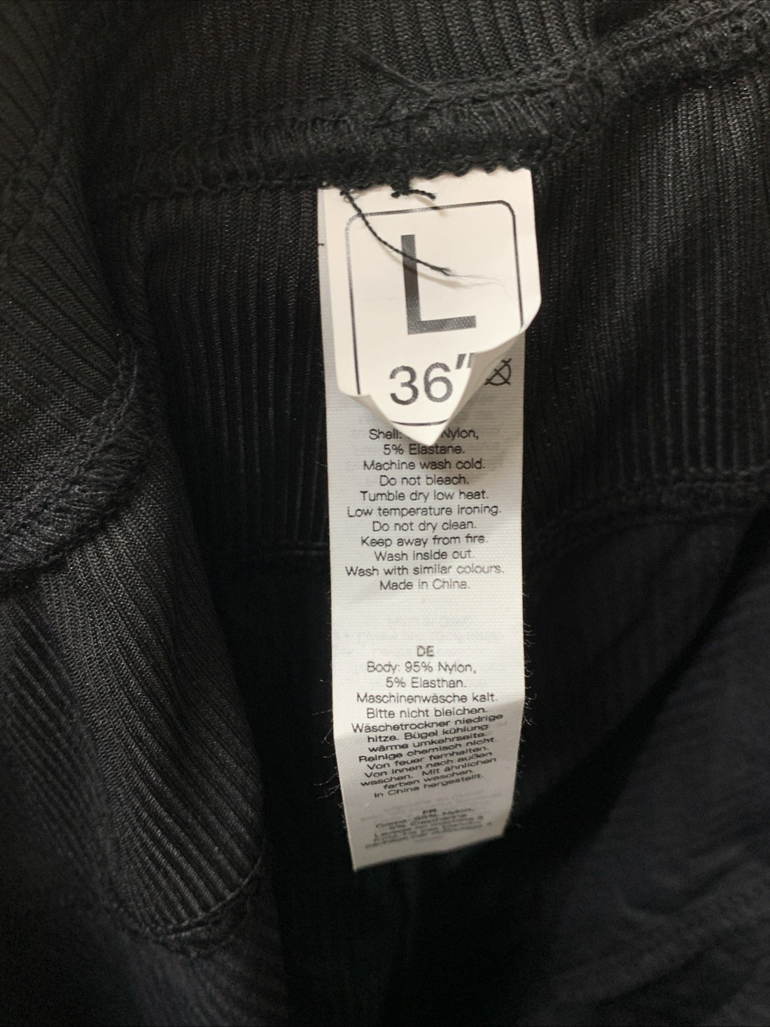 SEVEGO Women's Lightweight Dance Studio Pants Black Breathable Size Large 36”