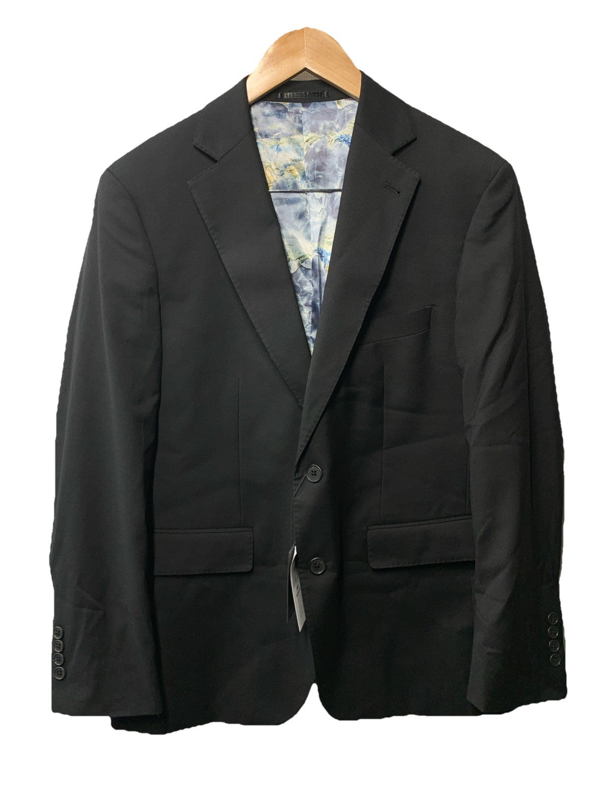 Alton Lane Men's Tailored Fit Black Suit Jacket Blazer Long Sleeve Size 40S