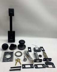 SCHLAGE F60 CEN 716 Century Single Cylinder Handleset & Plymouth Knob Aged Bronz