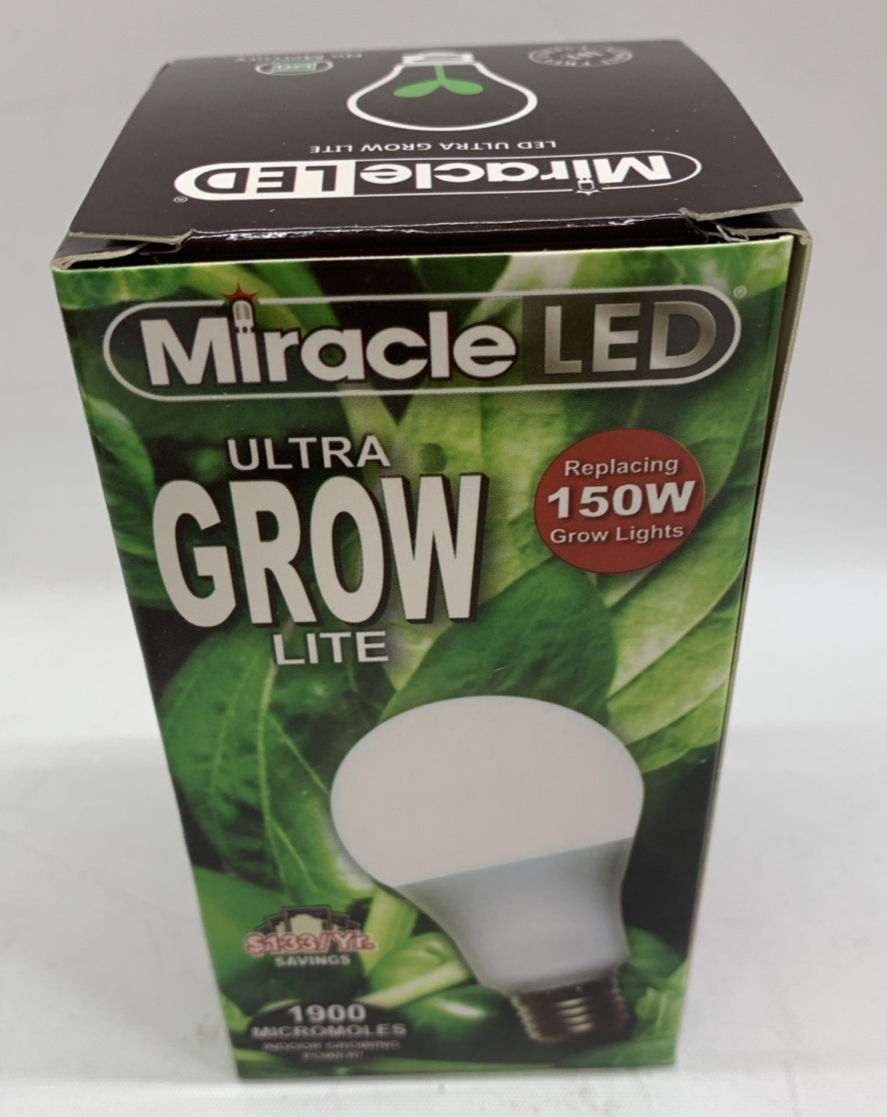Miracle LED Under The Canopy Indoor Grow Light Kit & 3 Socket  Fixture 4-Pack