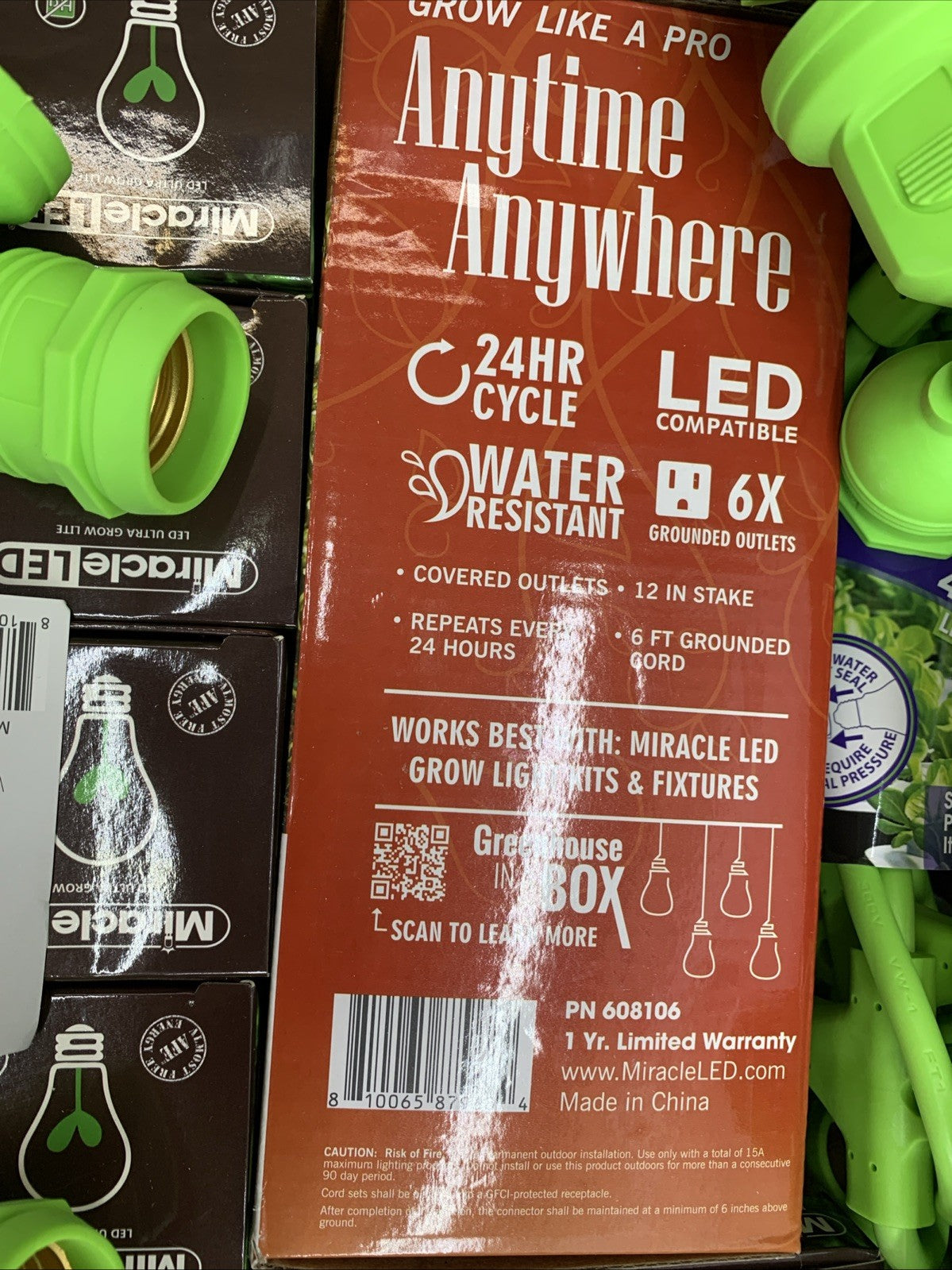 Miracle LED Under The Canopy Indoor Grow Light Kit & 3 Socket  Fixture 4-Pack