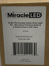 Miracle LED Under The Canopy Indoor Grow Light Kit & 3 Socket  Fixture 4-Pack