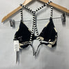 Roxy Women's Solid Beach Classics Moderate Athletic Tri Top Bikini Size Small
