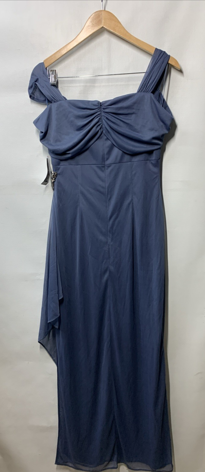 Alex Evenings Womens Long Cold Shoulder Mother of the Bride Evening Dress Size 6